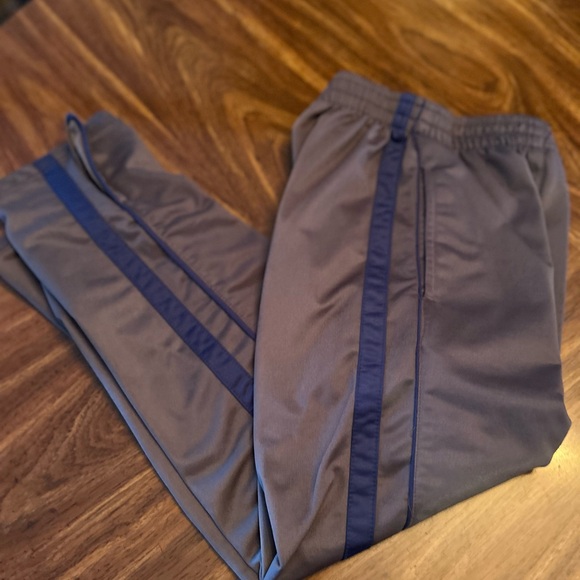 Other - Boys Gray Track Pants with Blue Stripe
